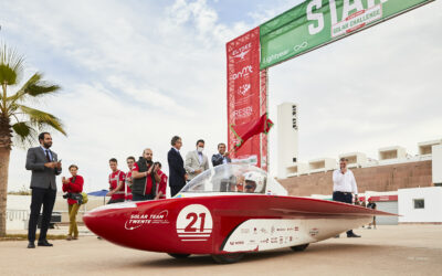Solar Team Twente in second position in Solar Challenge Morocco after eventful first day